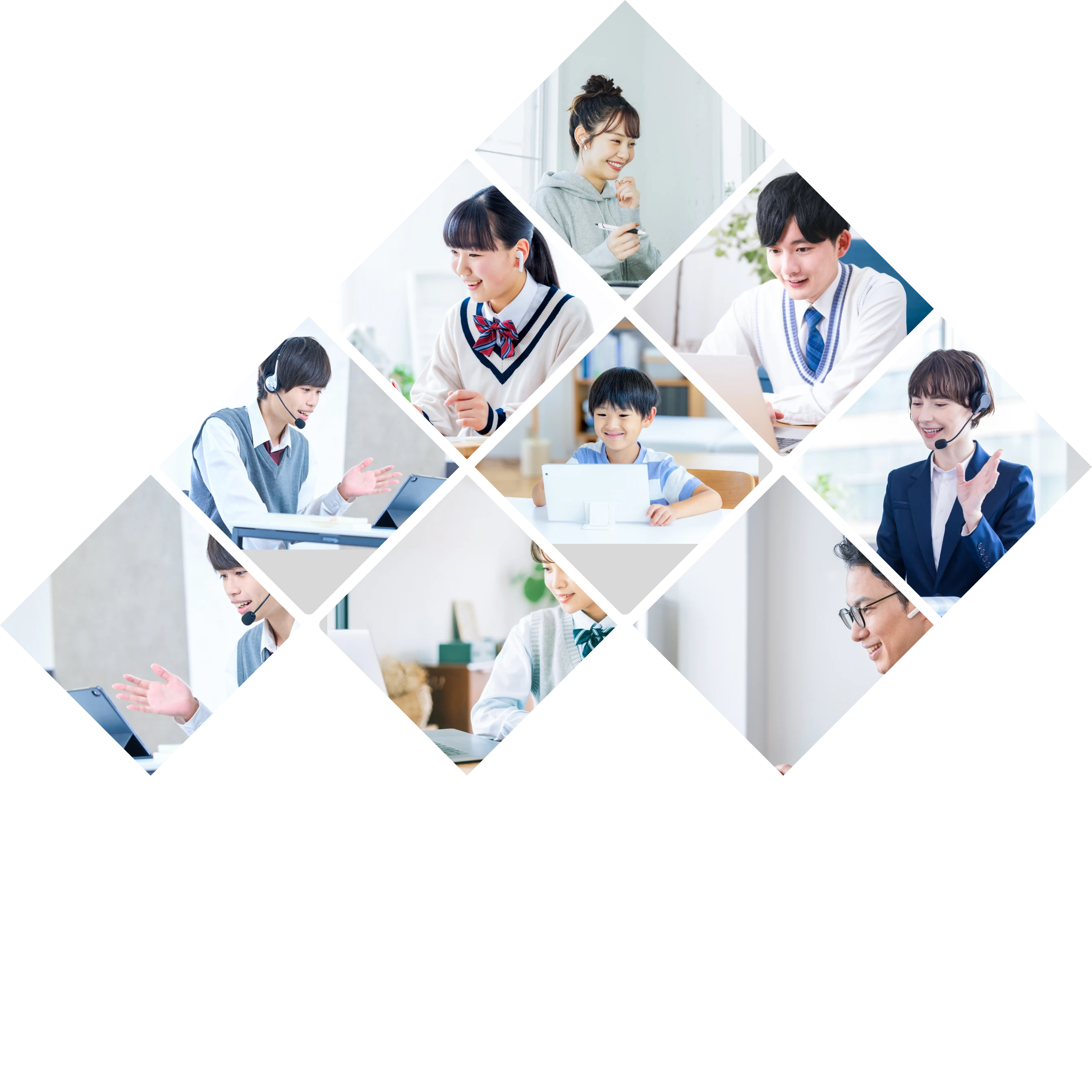 オンライン英語塾ノビクルで学ぶ生徒たち